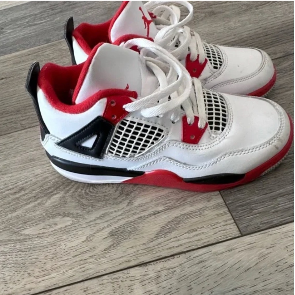 Jordan 4 Red Cement RedWhiteBlack